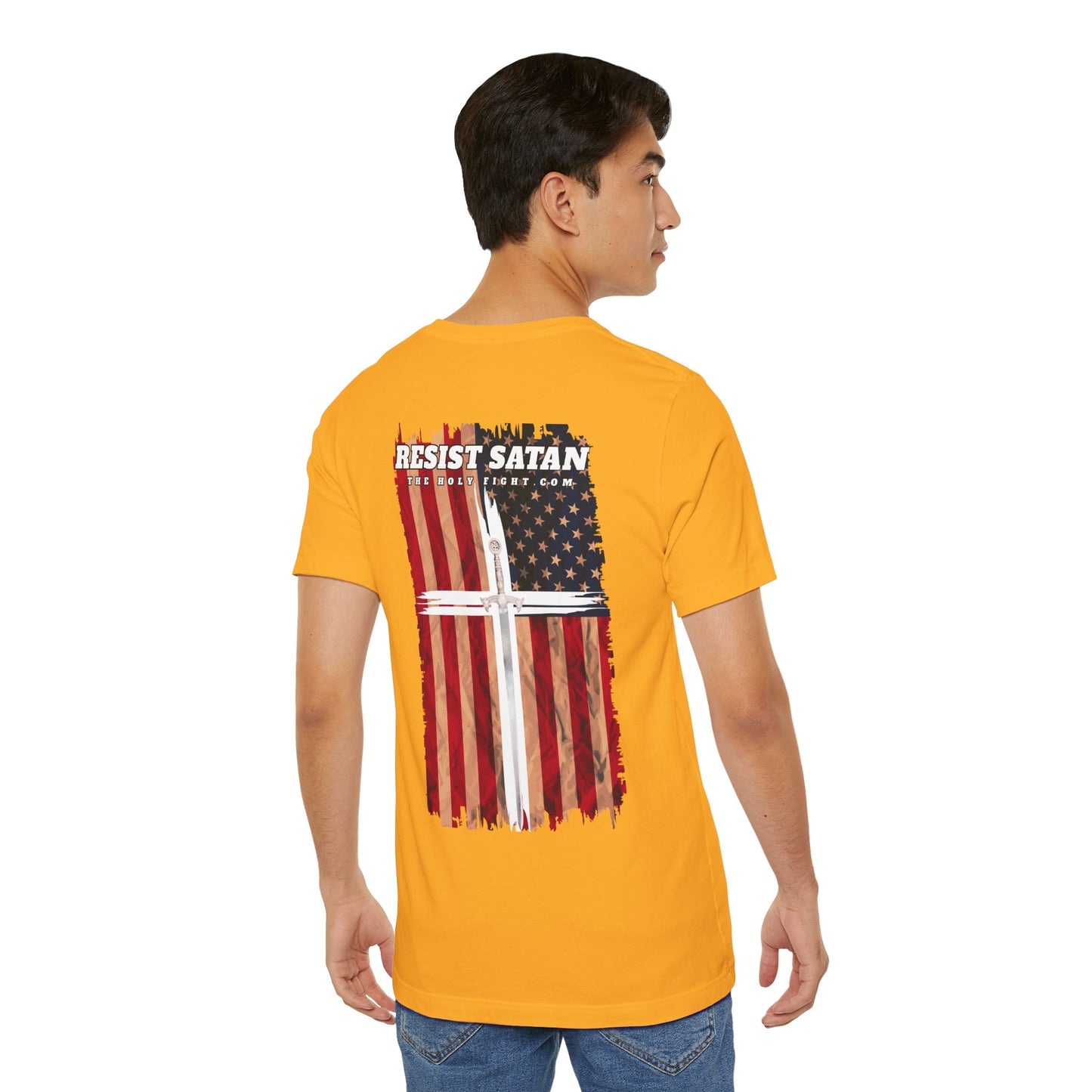 "One Nation Under God Christian T-Shirt – Patriotic Faith and Strength in Unity Apparel by The Holy Fight