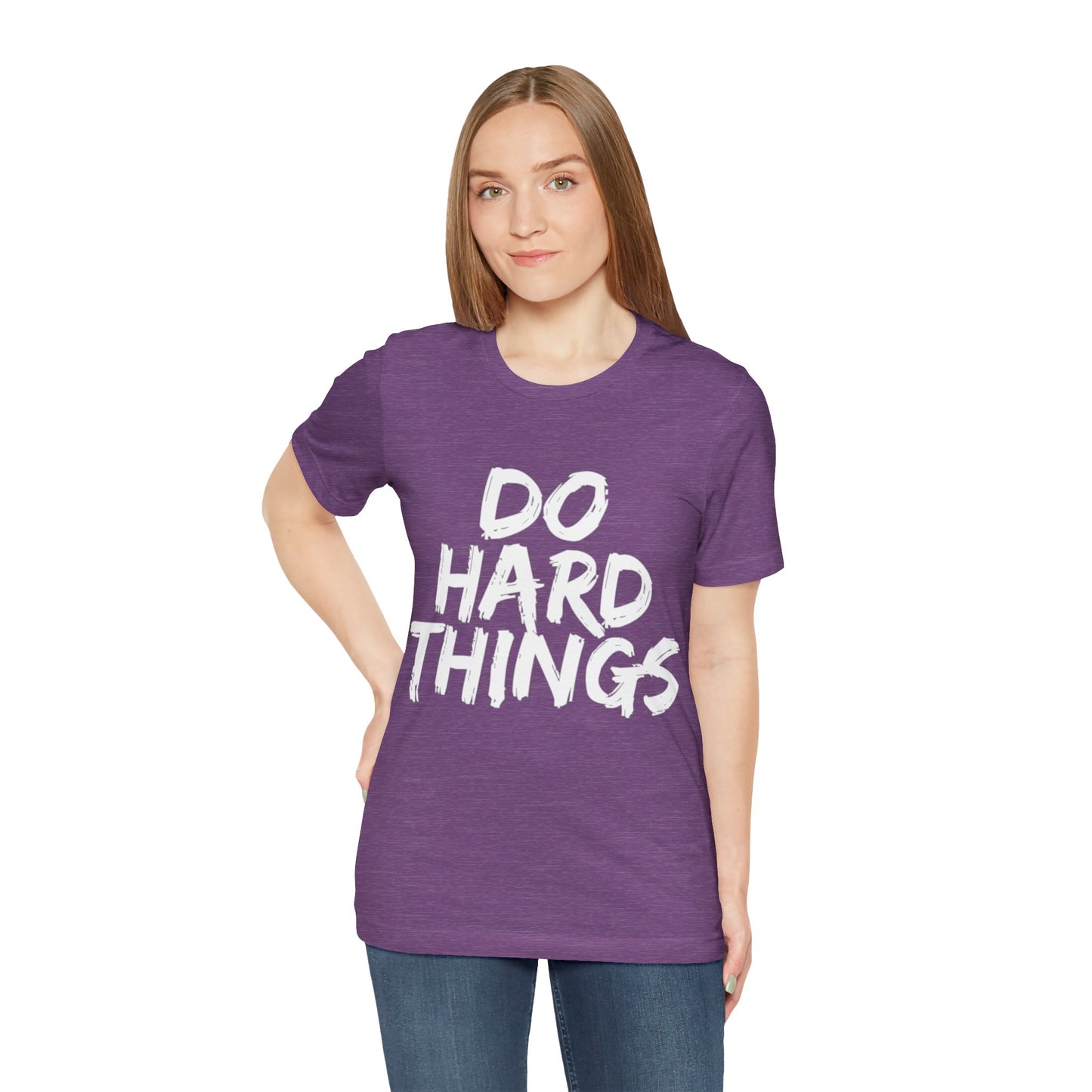 "Do Hard Things T-Shirt | Bold Faith Apparel by The Holy Fight"