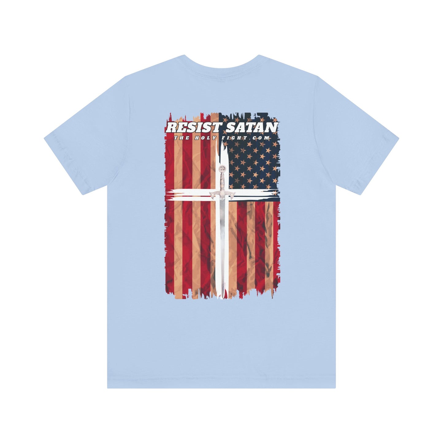 "One Nation Under God Christian T-Shirt – Patriotic Faith and Strength in Unity Apparel by The Holy Fight