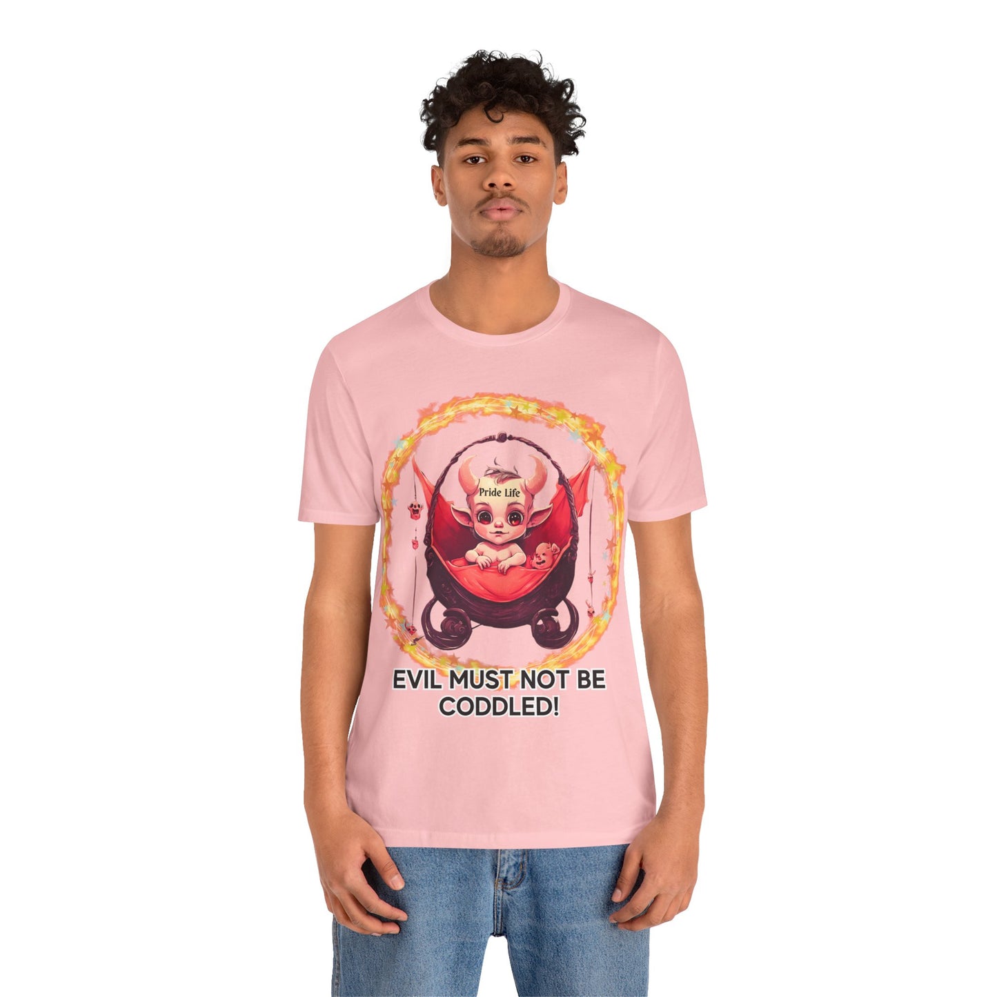 Christian Tee - Evil Must Not Be Coddled - Christian Warrior Apparel by The Holy Fight