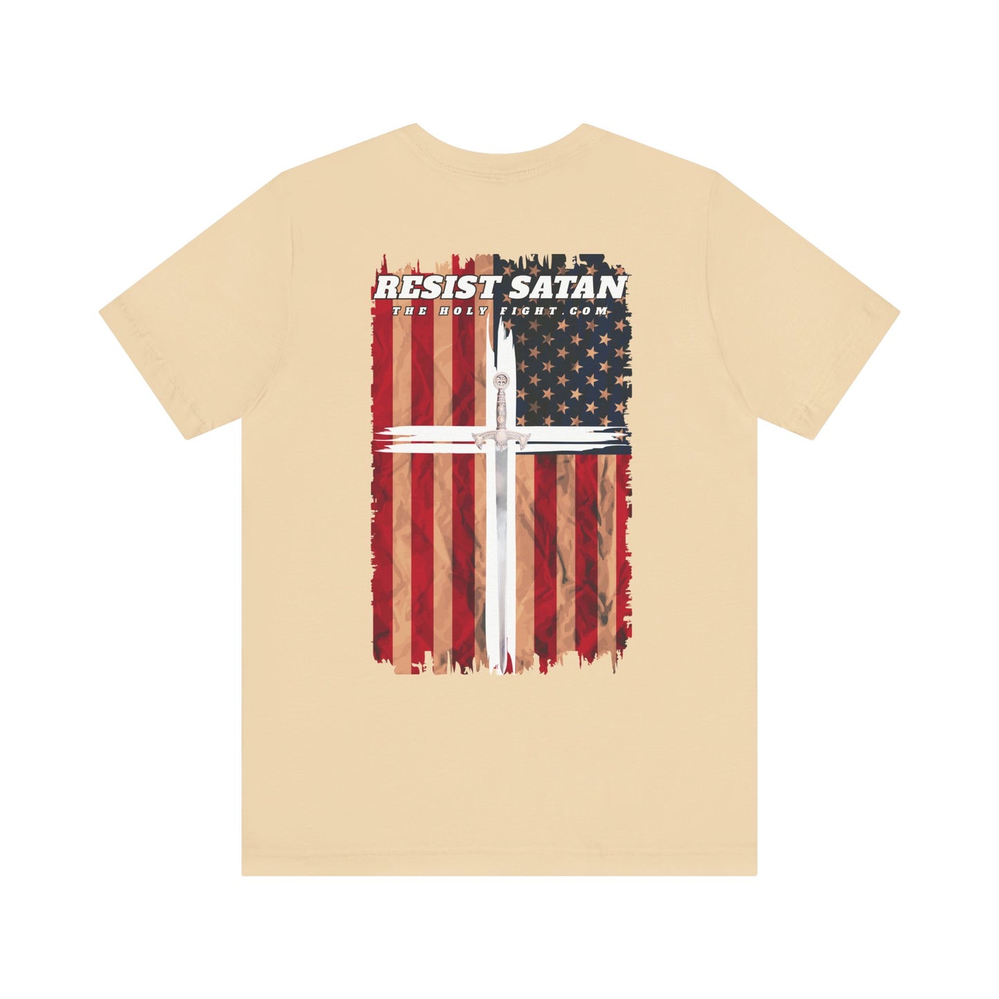 "One Nation Under God Christian T-Shirt – Patriotic Faith and Strength in Unity Apparel by The Holy Fight