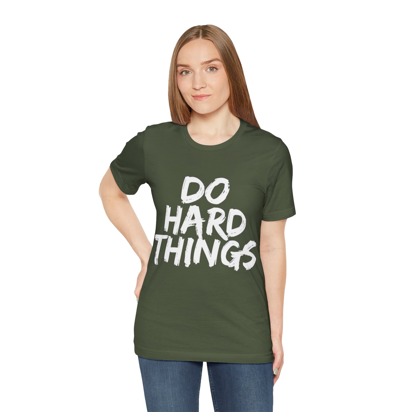 "Do Hard Things T-Shirt | Bold Faith Apparel by The Holy Fight"
