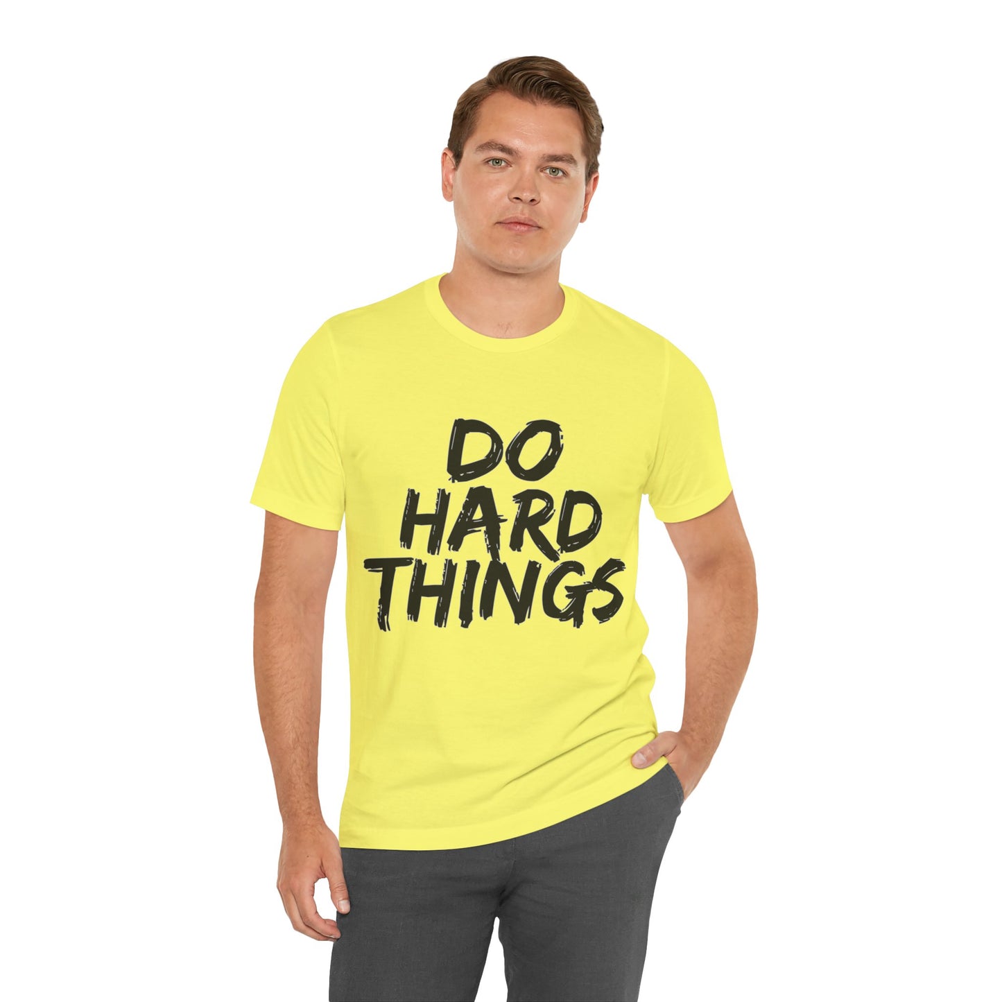 "Do Hard Things T-Shirt | Bold Faith Apparel by The Holy Fight"