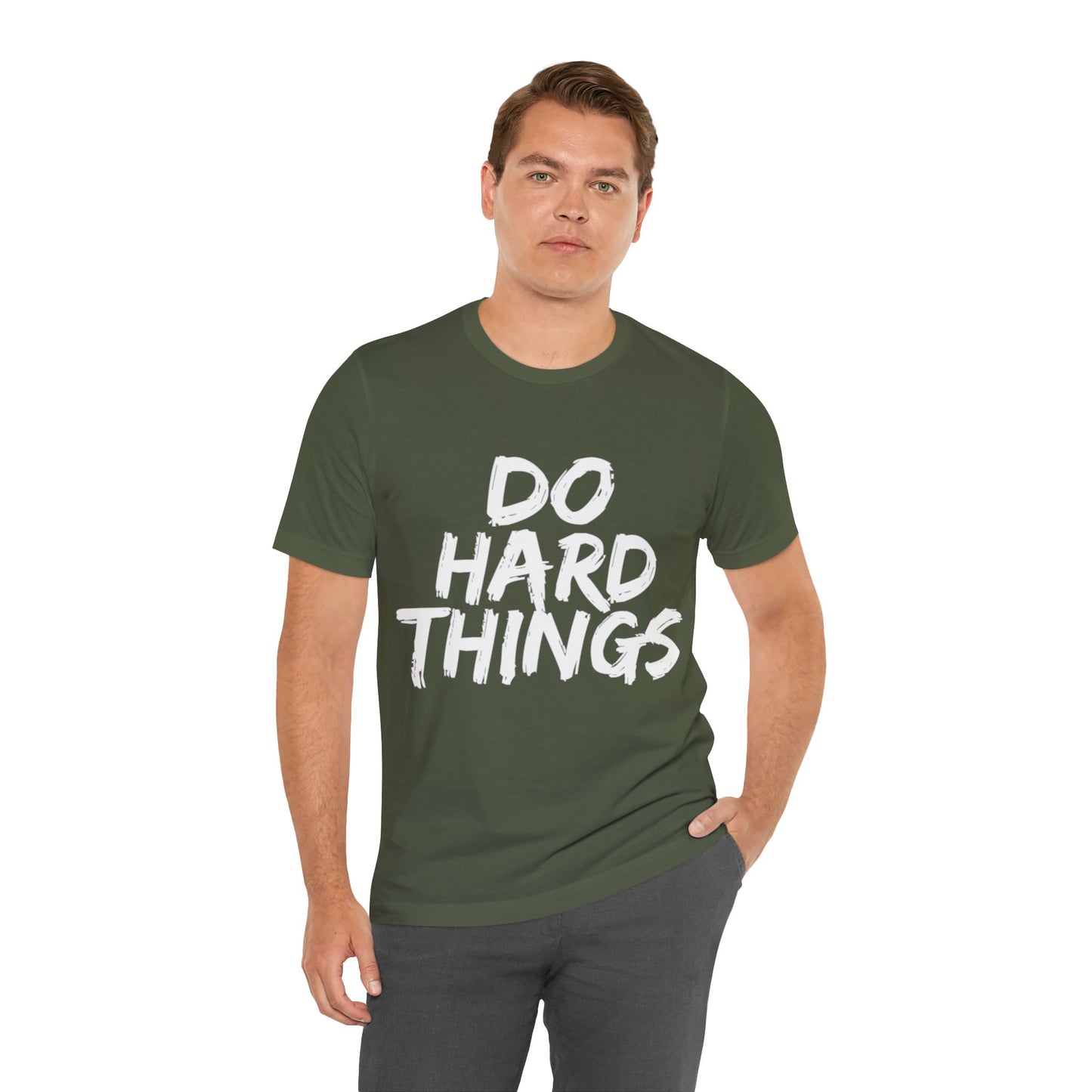 "Do Hard Things T-Shirt | Bold Faith Apparel by The Holy Fight"
