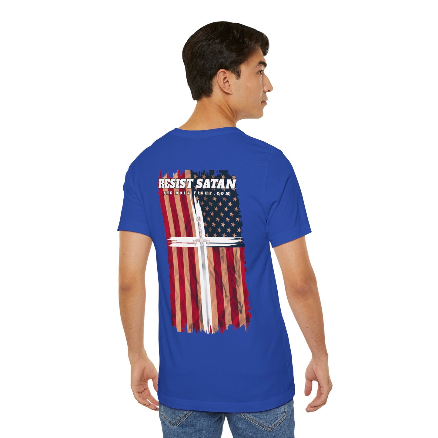 "Here There Be Dragons T-Shirt | Revelation 12:9 Christian Apparel by The Holy Fight"