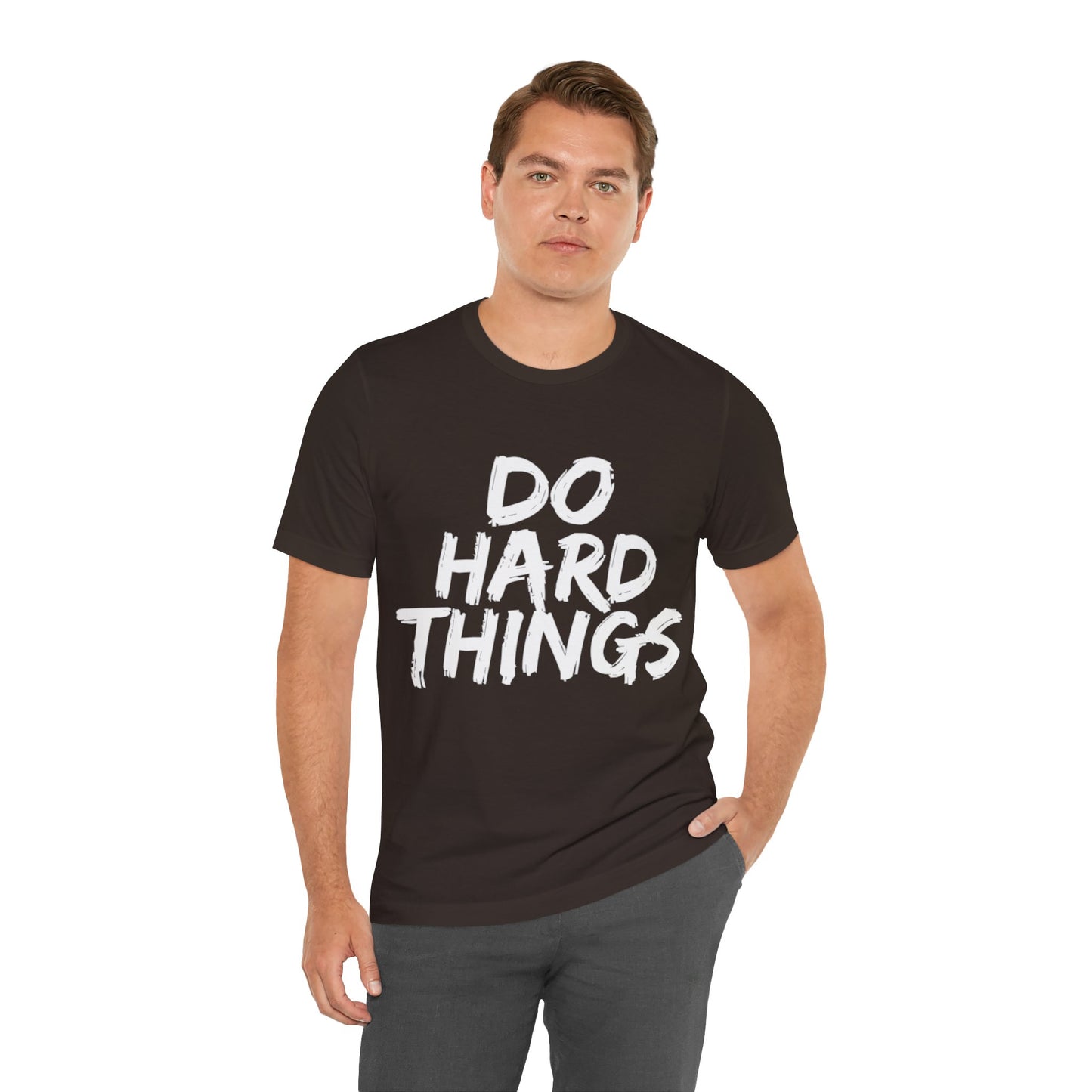 "Do Hard Things T-Shirt | Bold Faith Apparel by The Holy Fight"
