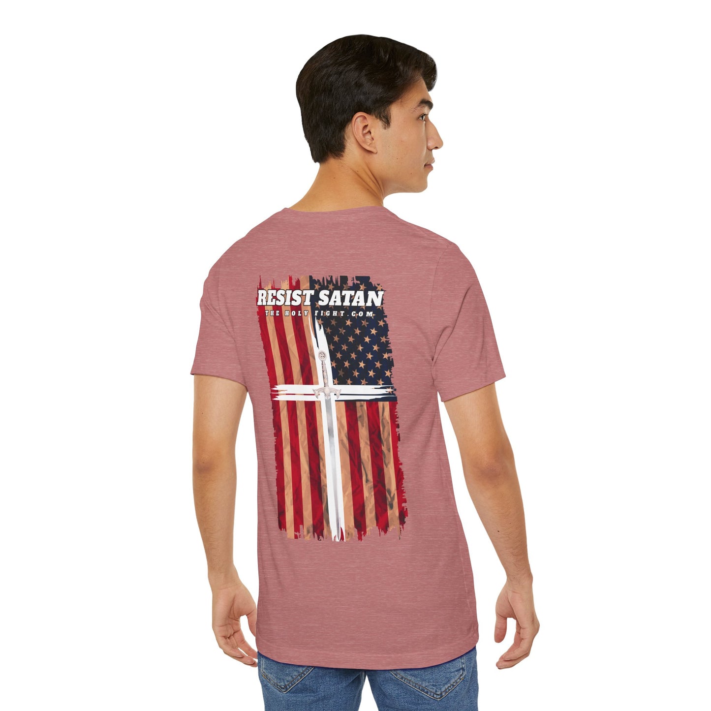 "One Nation Under God Christian T-Shirt – Patriotic Faith and Strength in Unity Apparel by The Holy Fight