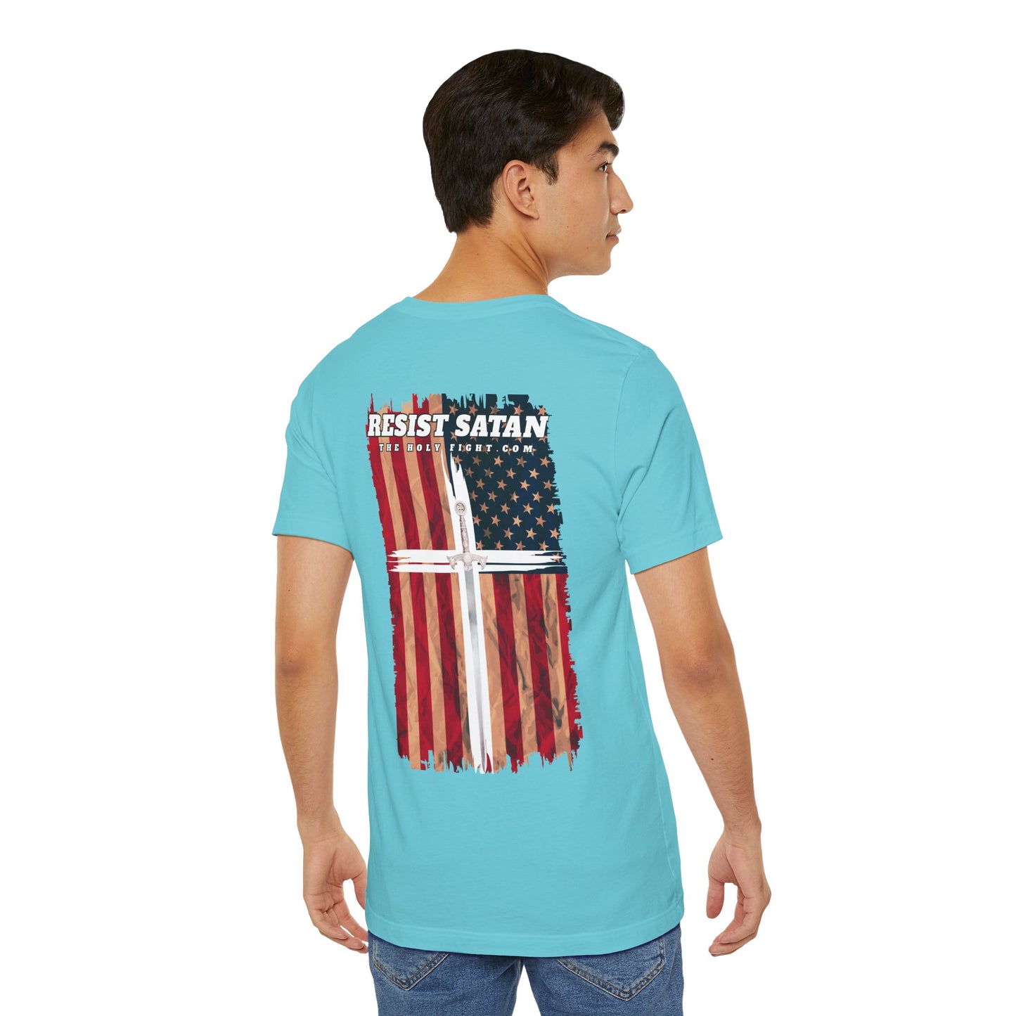"The Holy Fight Celtic Cross T-Shirt – 'Of His Government, There Shall Be No End' Isaiah 9:7"