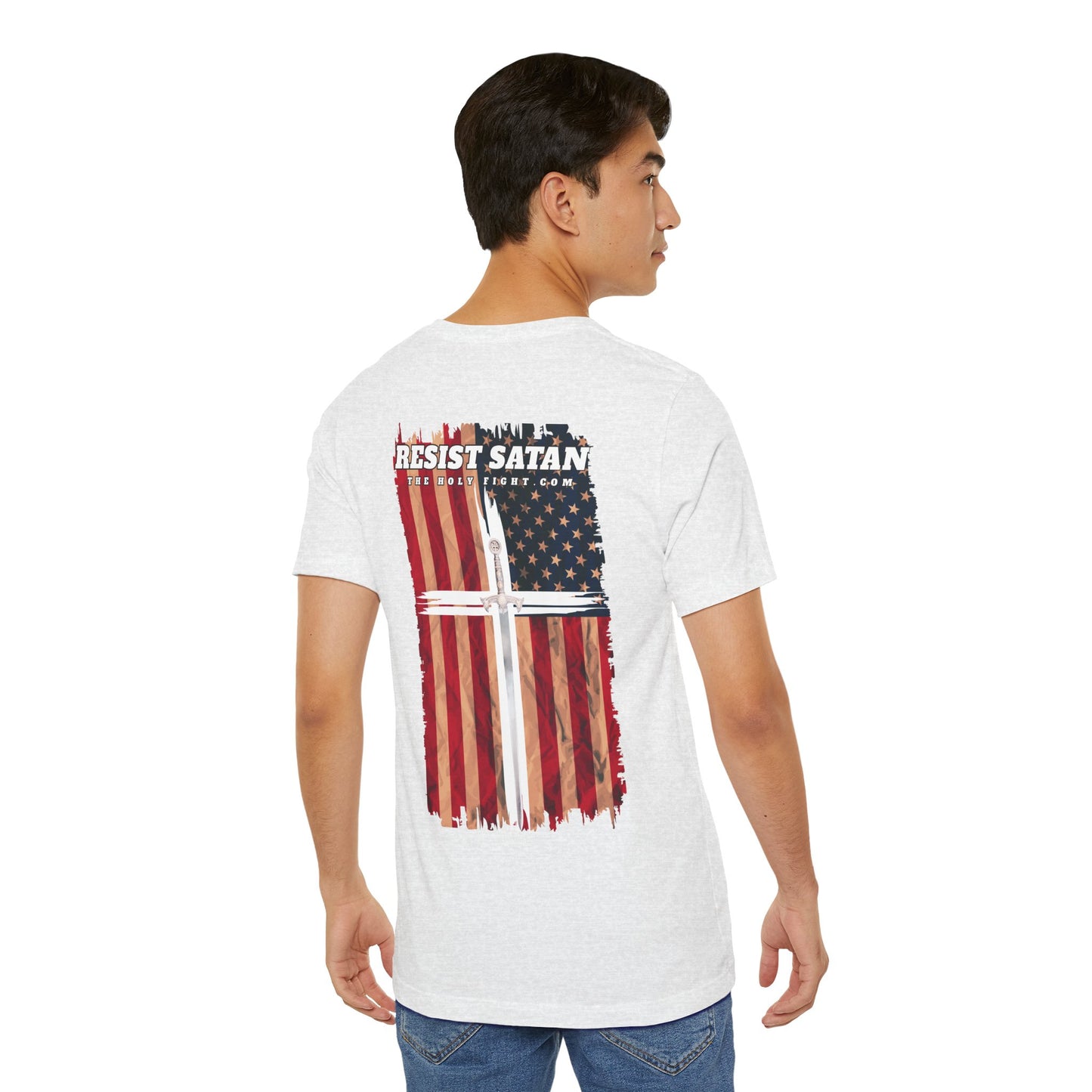 "One Nation Under God Christian T-Shirt – Patriotic Faith and Strength in Unity Apparel by The Holy Fight
