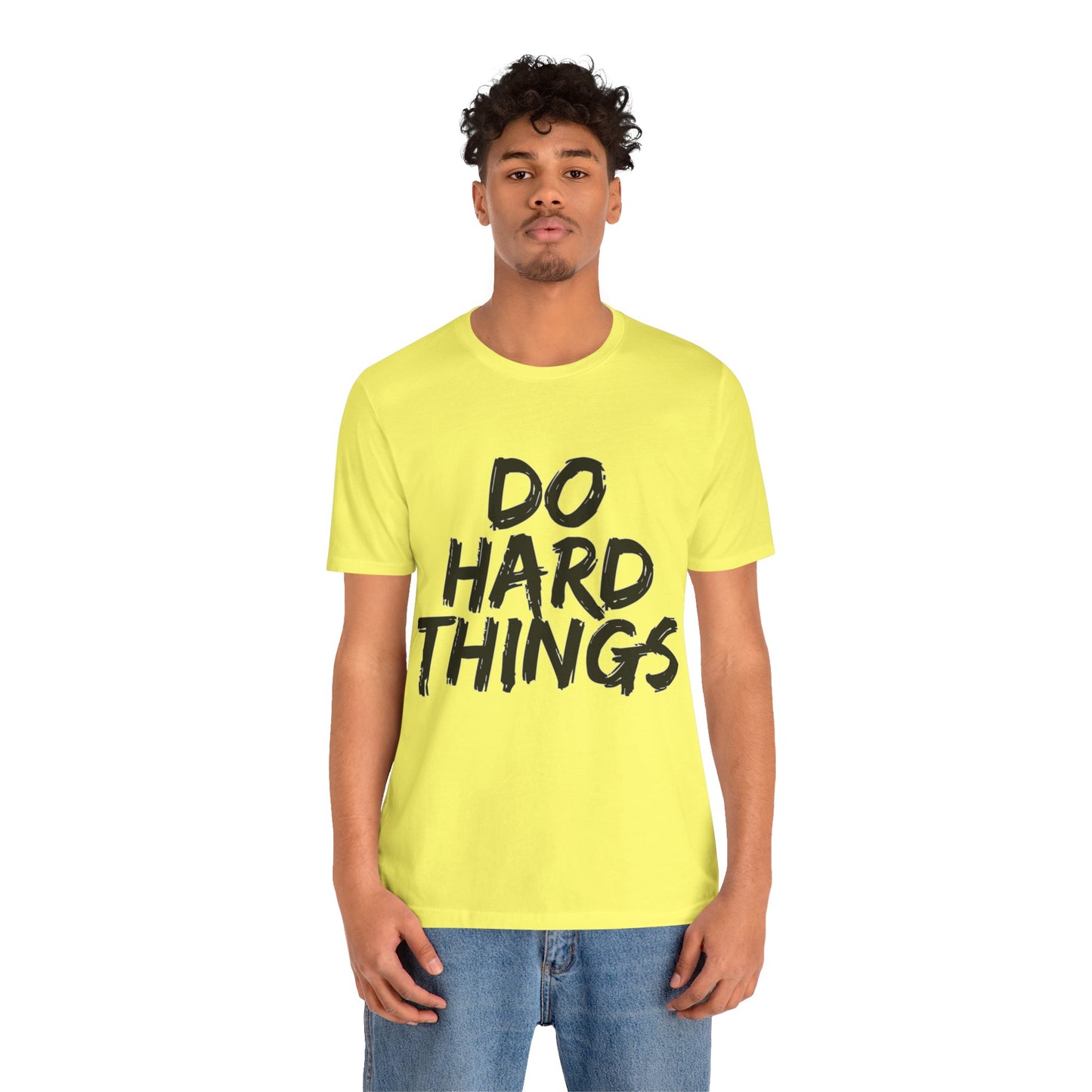 "Do Hard Things T-Shirt | Bold Faith Apparel by The Holy Fight"