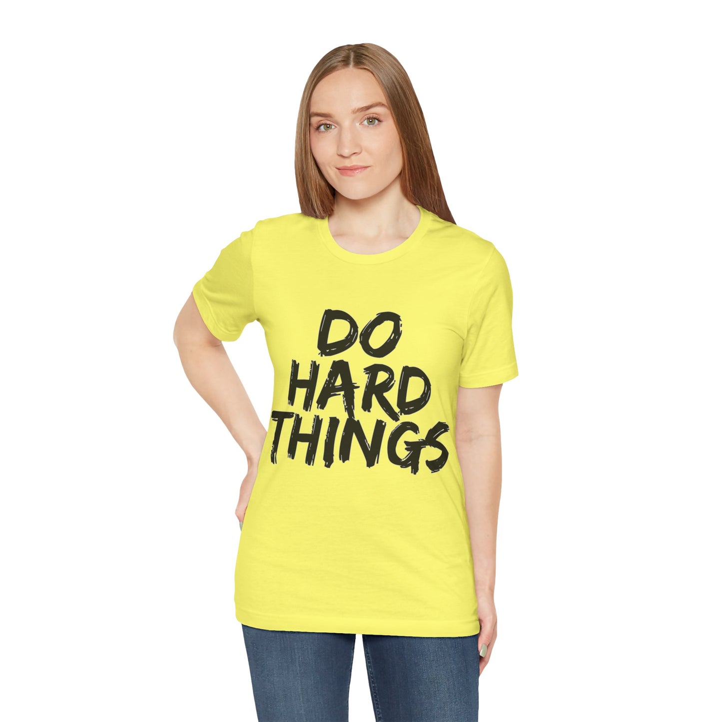 "Do Hard Things T-Shirt | Bold Faith Apparel by The Holy Fight"