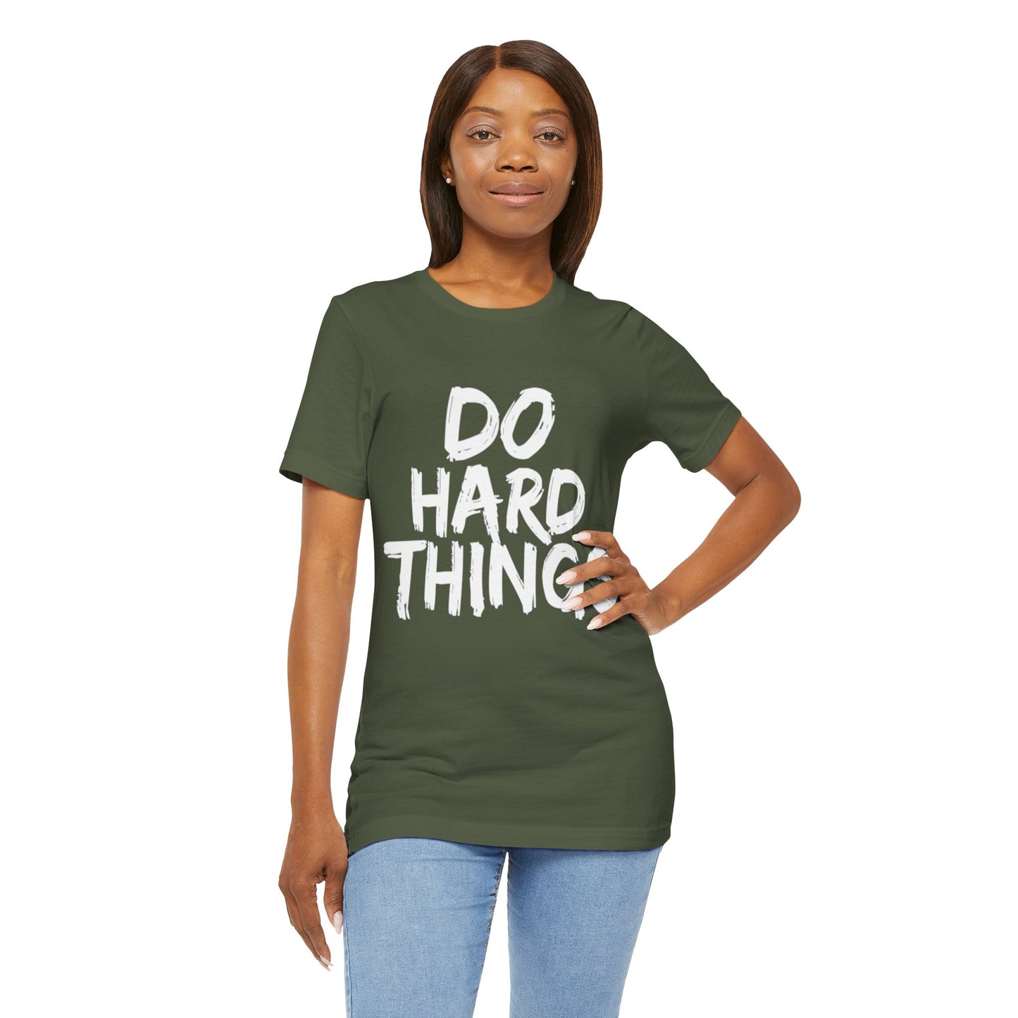 "Do Hard Things T-Shirt | Bold Faith Apparel by The Holy Fight"