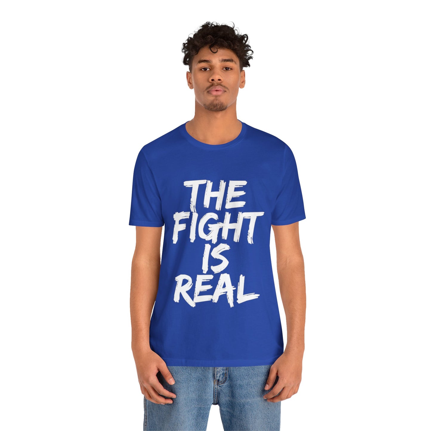 "The Fight is Real T-Shirt | Spiritual Warfare Christian Apparel by The Holy Fight"