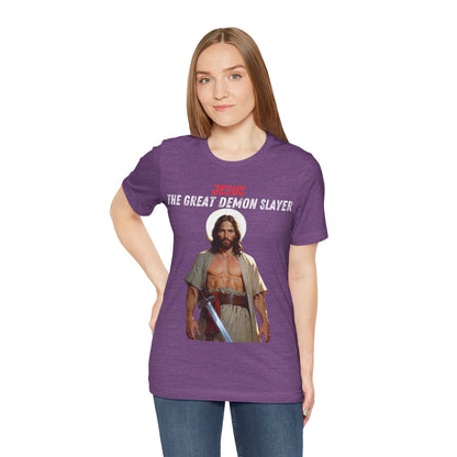 "Jesus the Great Demon Slayer T-Shirt | Christian Warrior Apparel by The Holy Fight"