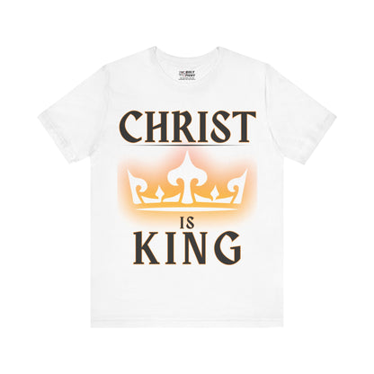 The Holy Fight “Christ is King” Christian T-Shirt – Shining Crown of Faith and Victory