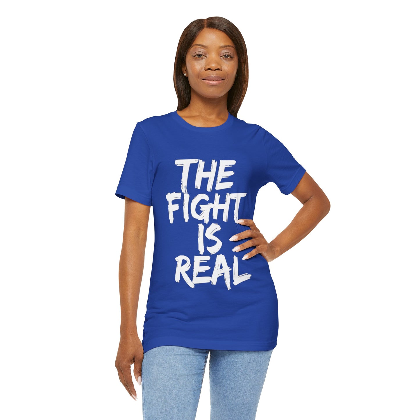 "The Fight is Real T-Shirt | Spiritual Warfare Christian Apparel by The Holy Fight"