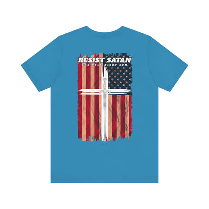 "Wake Up America T-Shirt | Christian Patriotism & Spiritual Alertness by The Holy Fight"