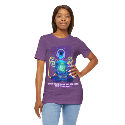 "Video Games & The Mind T-Shirt | Spiritual Awareness Apparel by The Holy Fight"