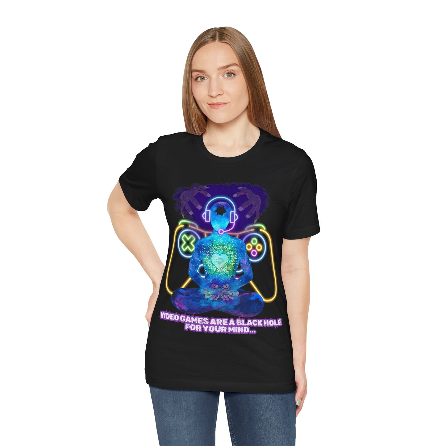 "Video Games & The Mind T-Shirt | Spiritual Awareness Apparel by The Holy Fight"