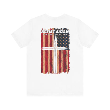 "Wake Up America T-Shirt | Christian Patriotism & Spiritual Alertness by The Holy Fight"