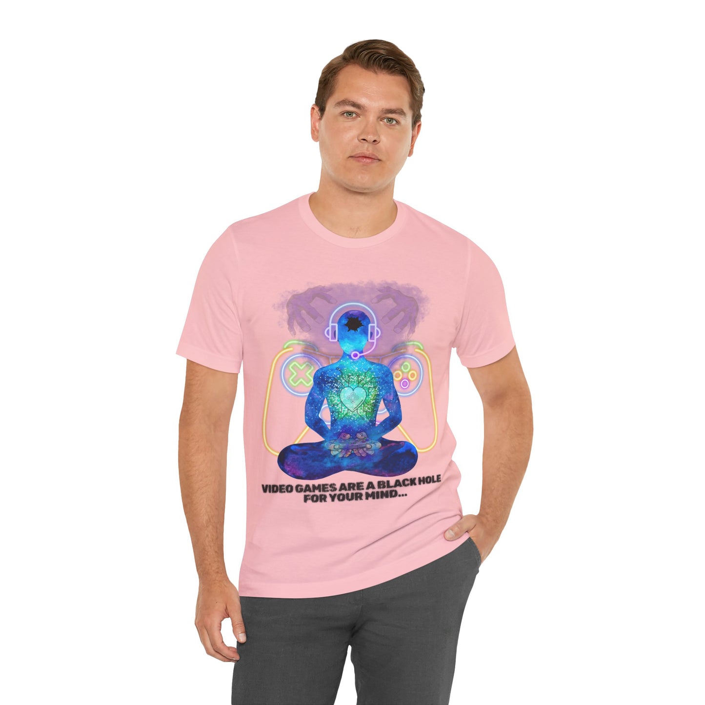 "Video Games & The Mind T-Shirt | Spiritual Awareness Apparel by The Holy Fight"