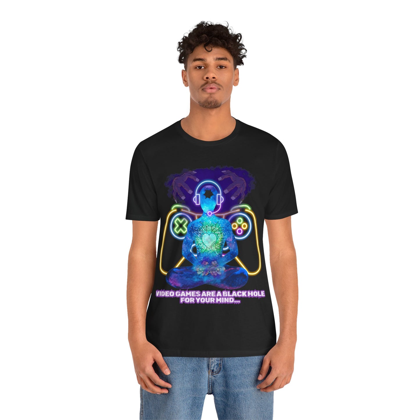 "Video Games & The Mind T-Shirt | Spiritual Awareness Apparel by The Holy Fight"