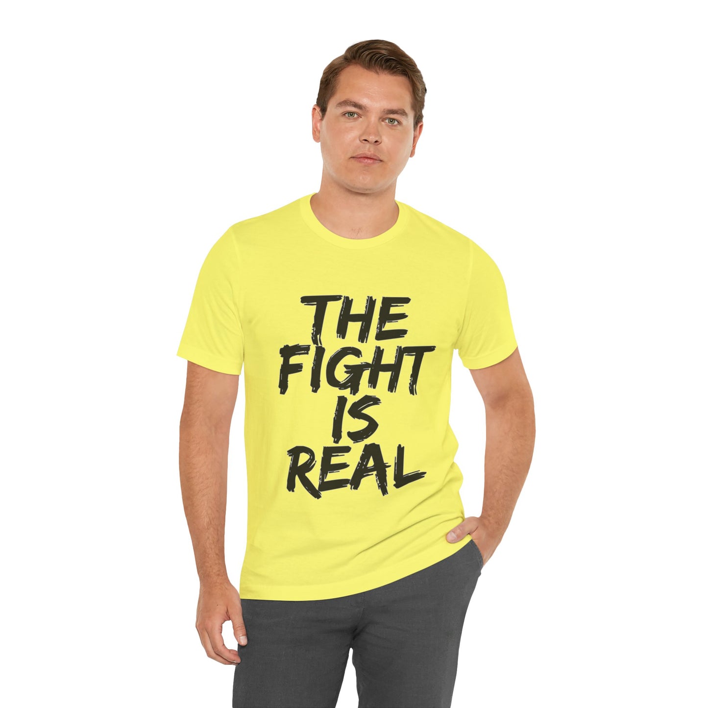 "The Fight is Real T-Shirt | Spiritual Warfare Christian Apparel by The Holy Fight"