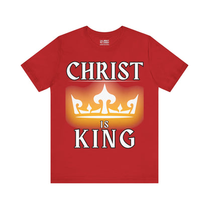 The Holy Fight “Christ is King” Christian T-Shirt – Shining Crown of Faith and Victory