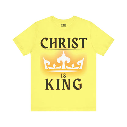 The Holy Fight “Christ is King” Christian T-Shirt – Shining Crown of Faith and Victory