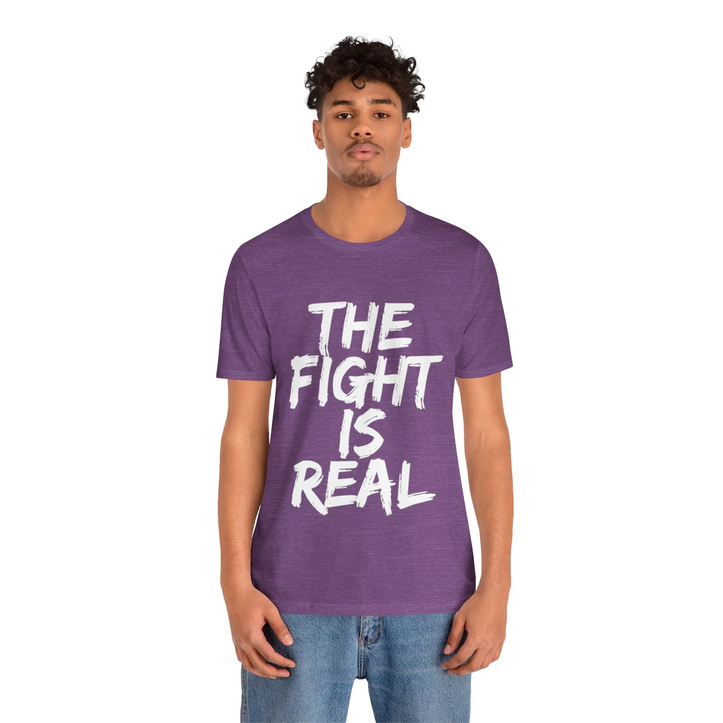 "The Fight is Real T-Shirt | Spiritual Warfare Christian Apparel by The Holy Fight"