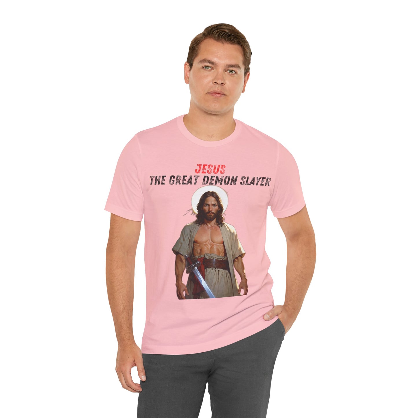 "Jesus the Great Demon Slayer T-Shirt | Christian Warrior Apparel by The Holy Fight"