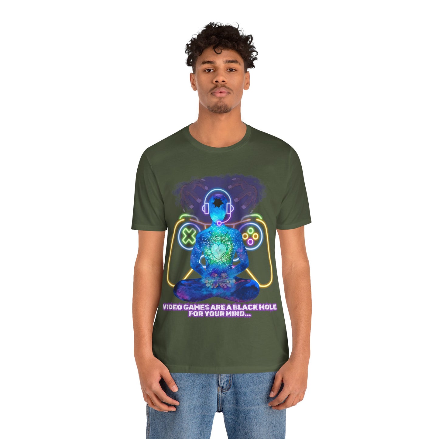 "Video Games & The Mind T-Shirt | Spiritual Awareness Apparel by The Holy Fight"