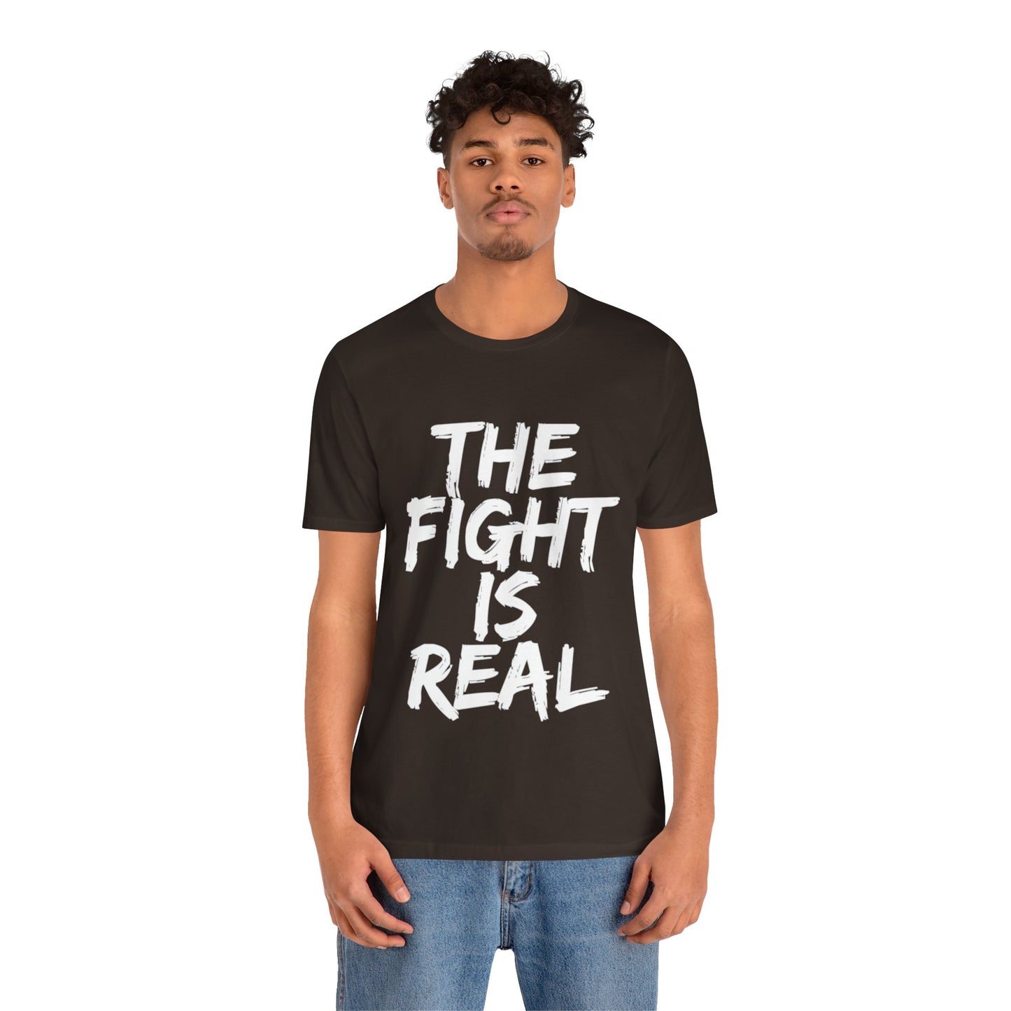 "The Fight is Real T-Shirt | Spiritual Warfare Christian Apparel by The Holy Fight"