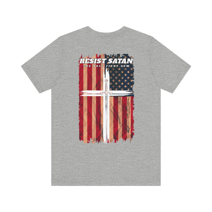 "Wake Up America T-Shirt | Christian Patriotism & Spiritual Alertness by The Holy Fight"