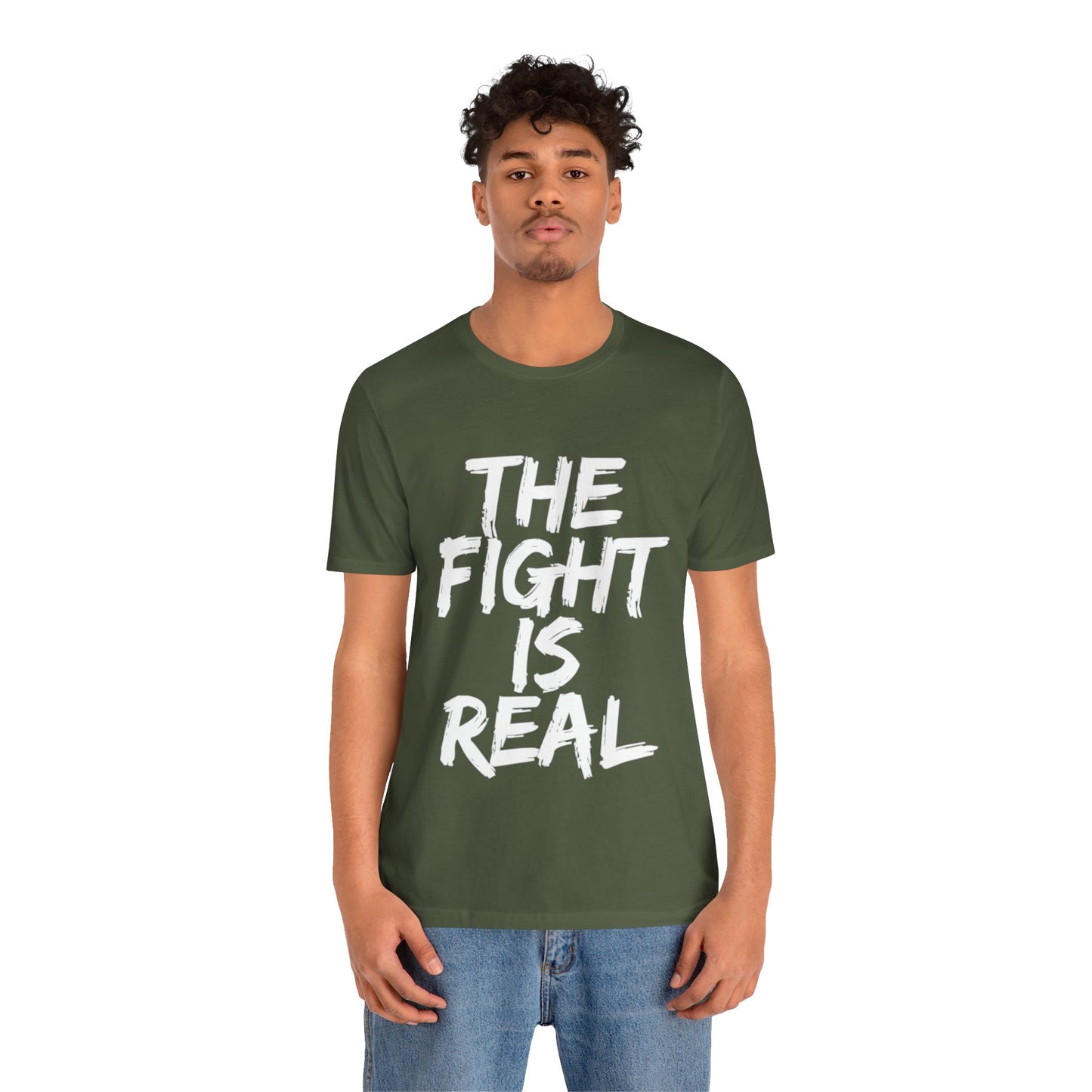 "The Fight is Real T-Shirt | Spiritual Warfare Christian Apparel by The Holy Fight"