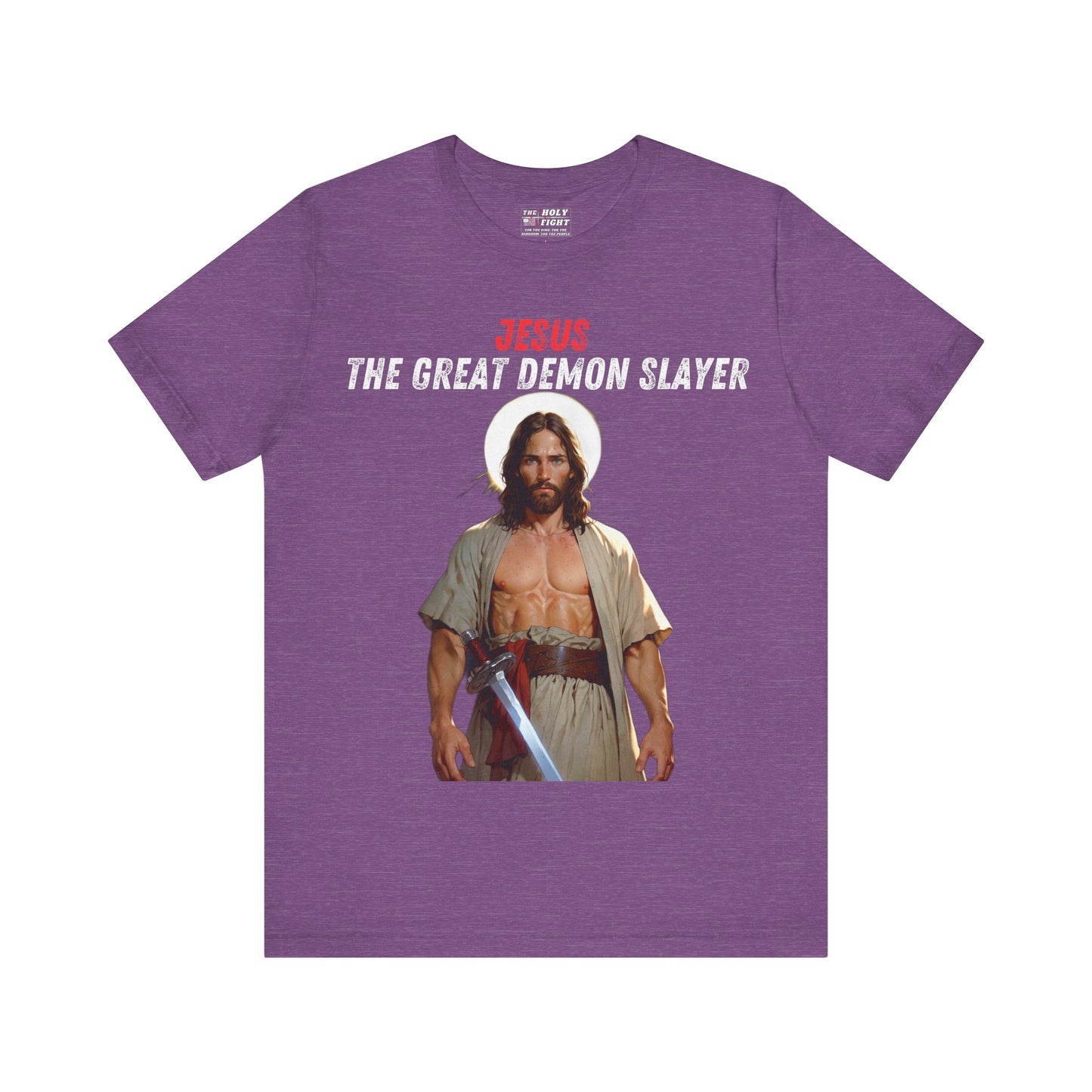 "Jesus the Great Demon Slayer T-Shirt | Christian Warrior Apparel by The Holy Fight"