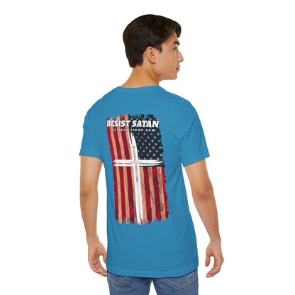 "Wake Up America T-Shirt | Christian Patriotism & Spiritual Alertness by The Holy Fight"