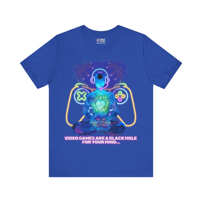 "Video Games & The Mind T-Shirt | Spiritual Awareness Apparel by The Holy Fight"