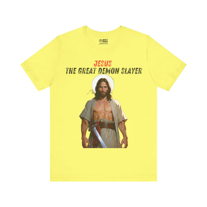 "Jesus the Great Demon Slayer T-Shirt | Christian Warrior Apparel by The Holy Fight"