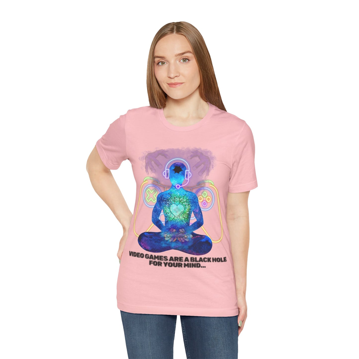 "Video Games & The Mind T-Shirt | Spiritual Awareness Apparel by The Holy Fight"