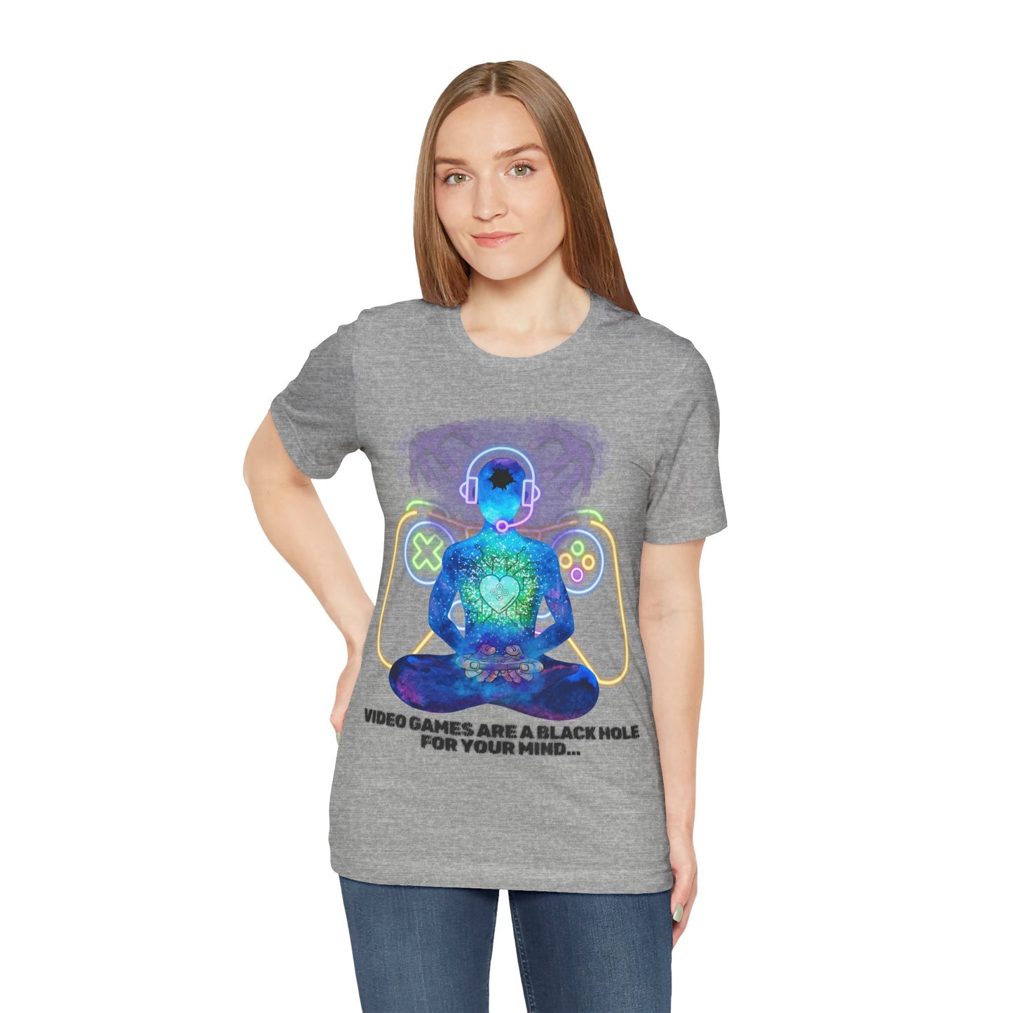 "Video Games & The Mind T-Shirt | Spiritual Awareness Apparel by The Holy Fight"