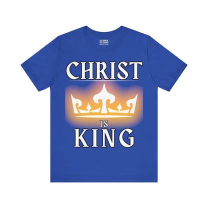 The Holy Fight “Christ is King” Christian T-Shirt – Shining Crown of Faith and Victory