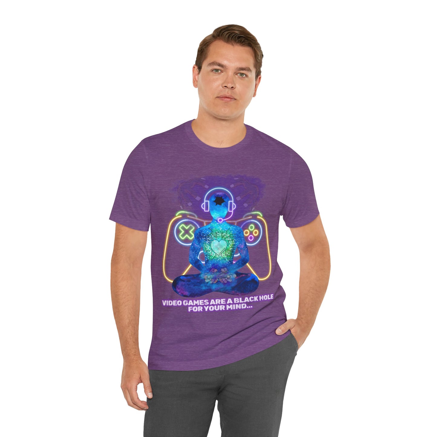 "Video Games & The Mind T-Shirt | Spiritual Awareness Apparel by The Holy Fight"