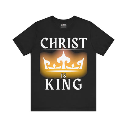 The Holy Fight “Christ is King” Christian T-Shirt – Shining Crown of Faith and Victory