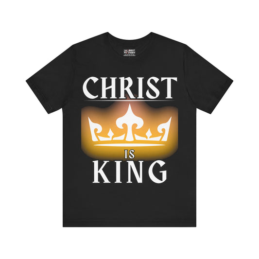 The Holy Fight “Christ is King” Christian T-Shirt – Shining Crown of Faith and Victory