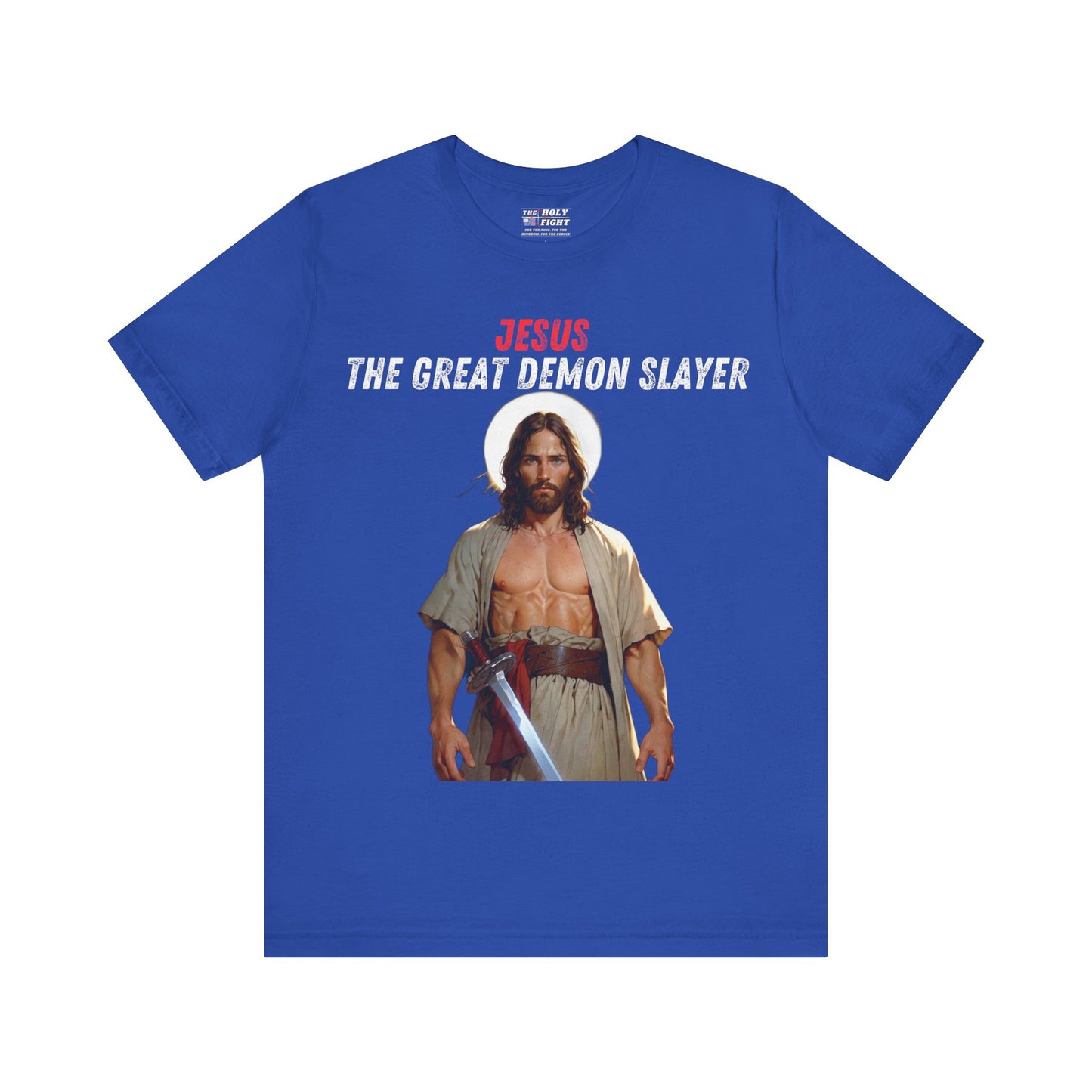 "Jesus the Great Demon Slayer T-Shirt | Christian Warrior Apparel by The Holy Fight"