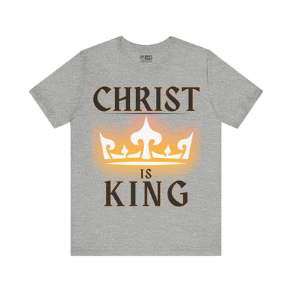 The Holy Fight “Christ is King” Christian T-Shirt – Shining Crown of Faith and Victory