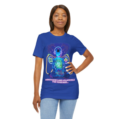 "Video Games & The Mind T-Shirt | Spiritual Awareness Apparel by The Holy Fight"