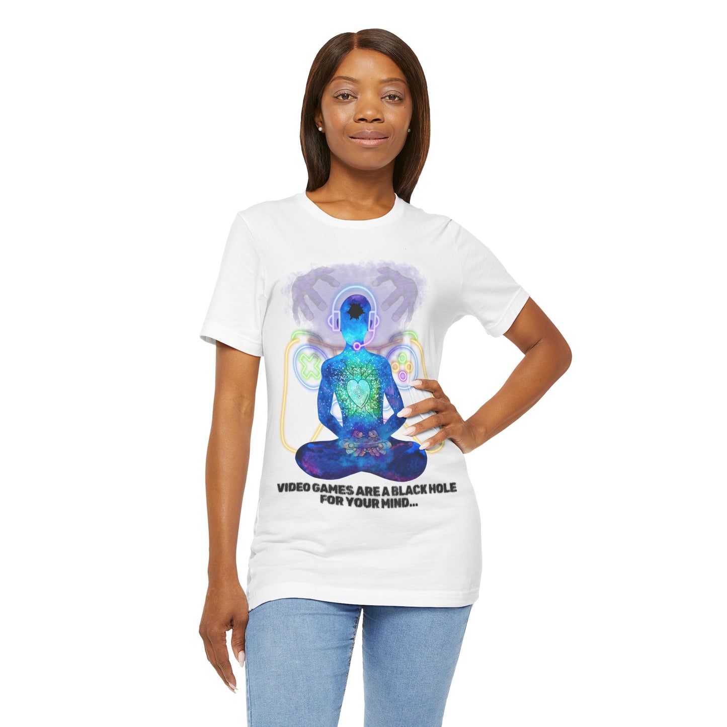 "Video Games & The Mind T-Shirt | Spiritual Awareness Apparel by The Holy Fight"