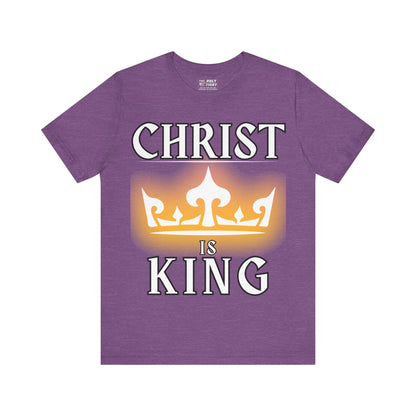 The Holy Fight “Christ is King” Christian T-Shirt – Shining Crown of Faith and Victory